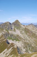 19 Corno Stella e la cresta percorsa per salire il Pizzo Zerna